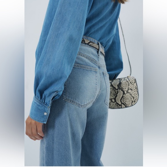 H&M Wide High Jeans in Denim Blue - Picture 4 of 7